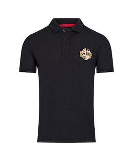 Raging Bull Classic Crest Polo Black