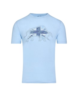 Raging Bull Slash Bull T-Shirt Sky Blue