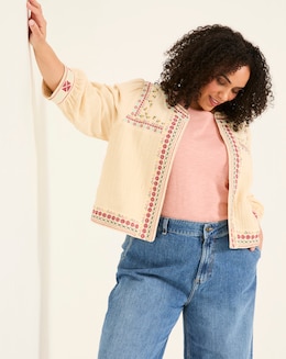 Fatface Embroidered Jacket