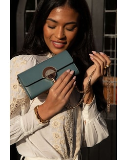 Luella Grey Ginny Airforce Blue Purse/Evening Bag