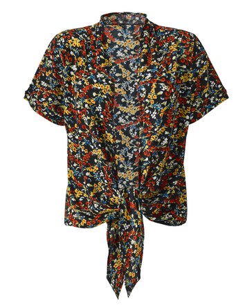 Roman Abstract Hanky Hem Dress