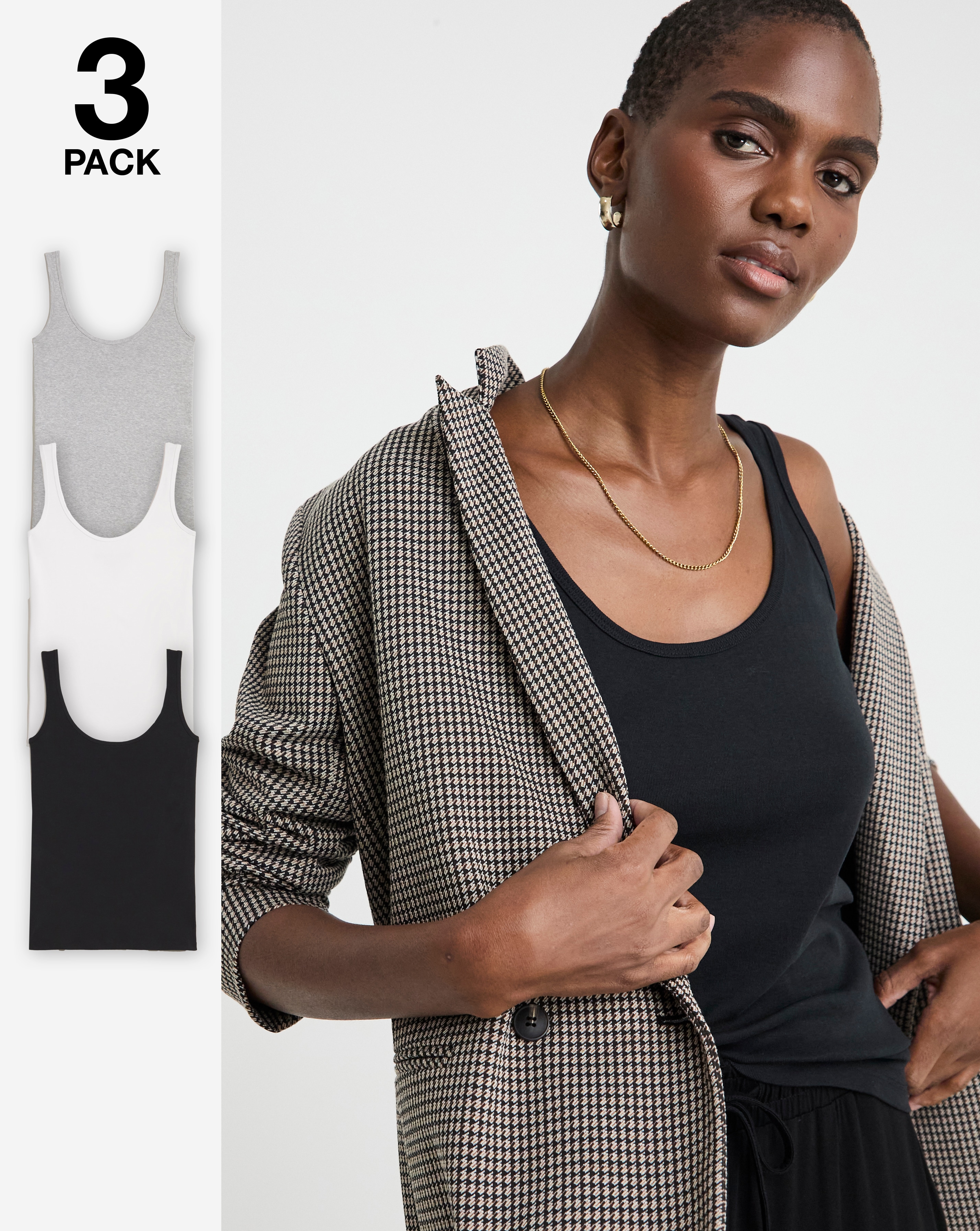 3 Pack Vests