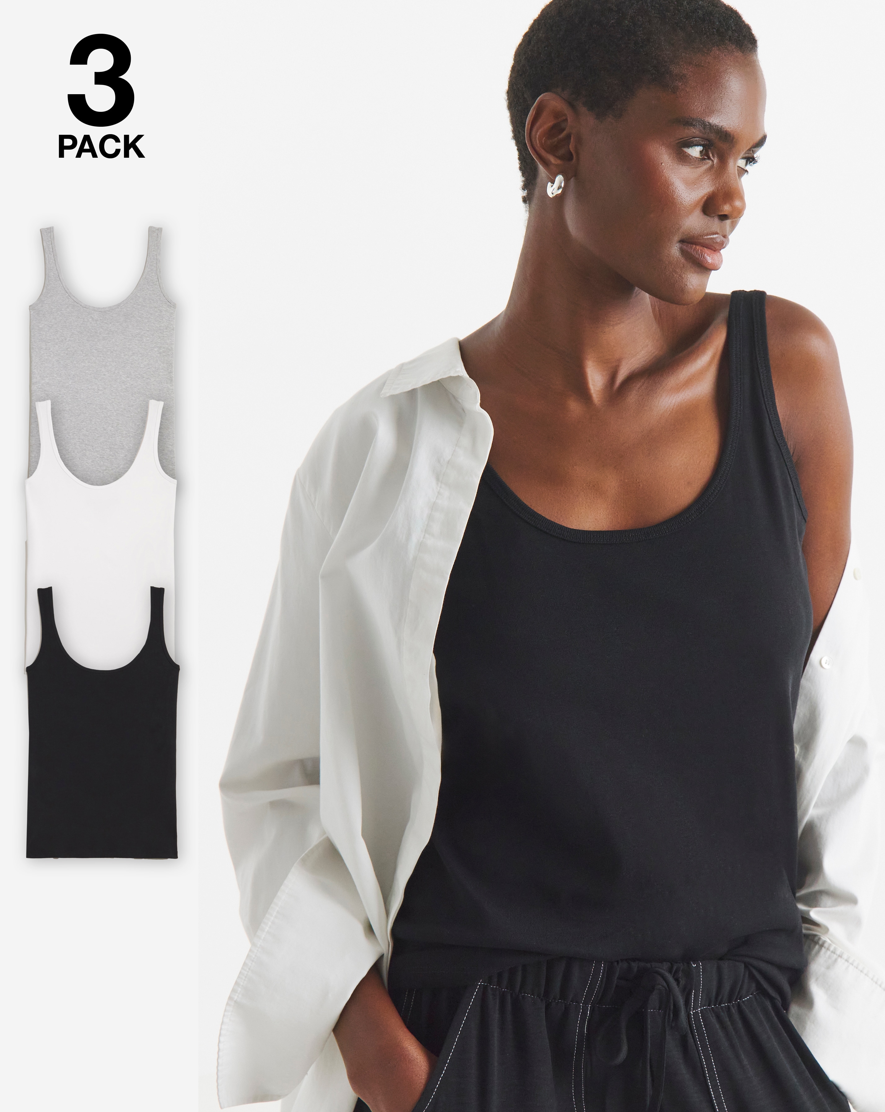 3 Pack Vests