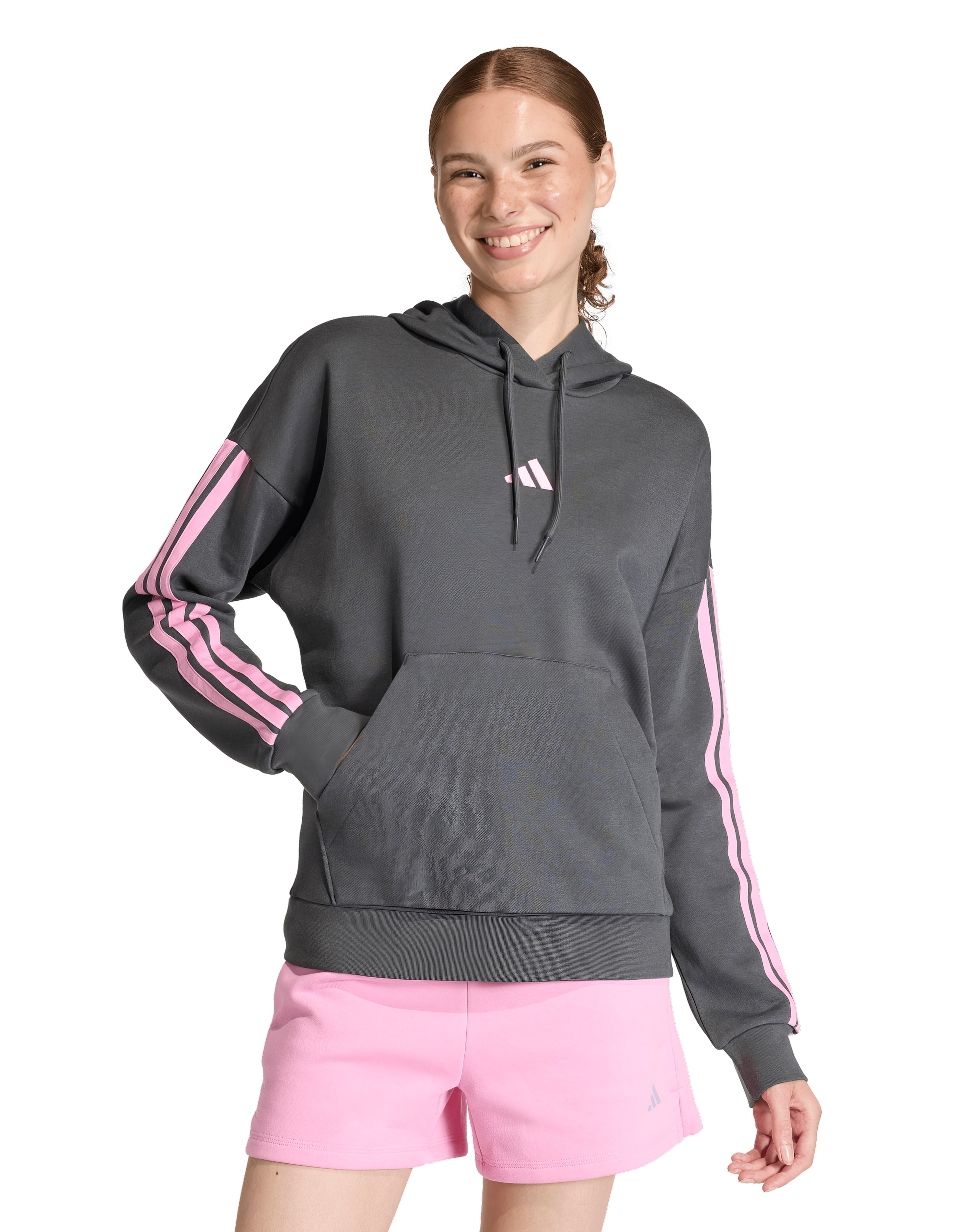 New In - adidas 3 Stripes Hoodie