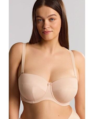 Sculptresse by Panache Dana Strapless Wired Bra Linen