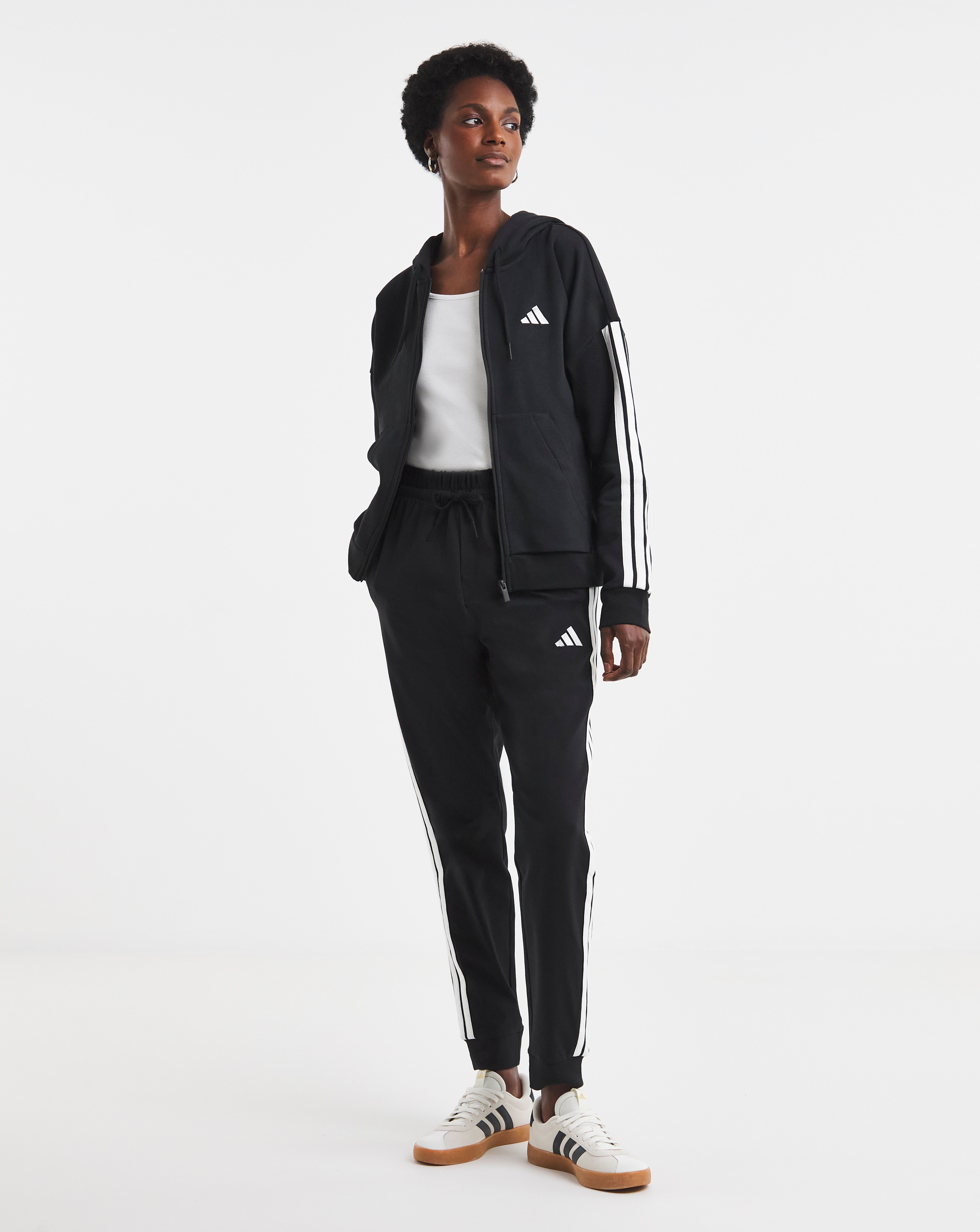 adidas 3 Stripes Cuffed Joggers