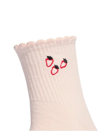 Adidas Strawberry 3 Pack Socks