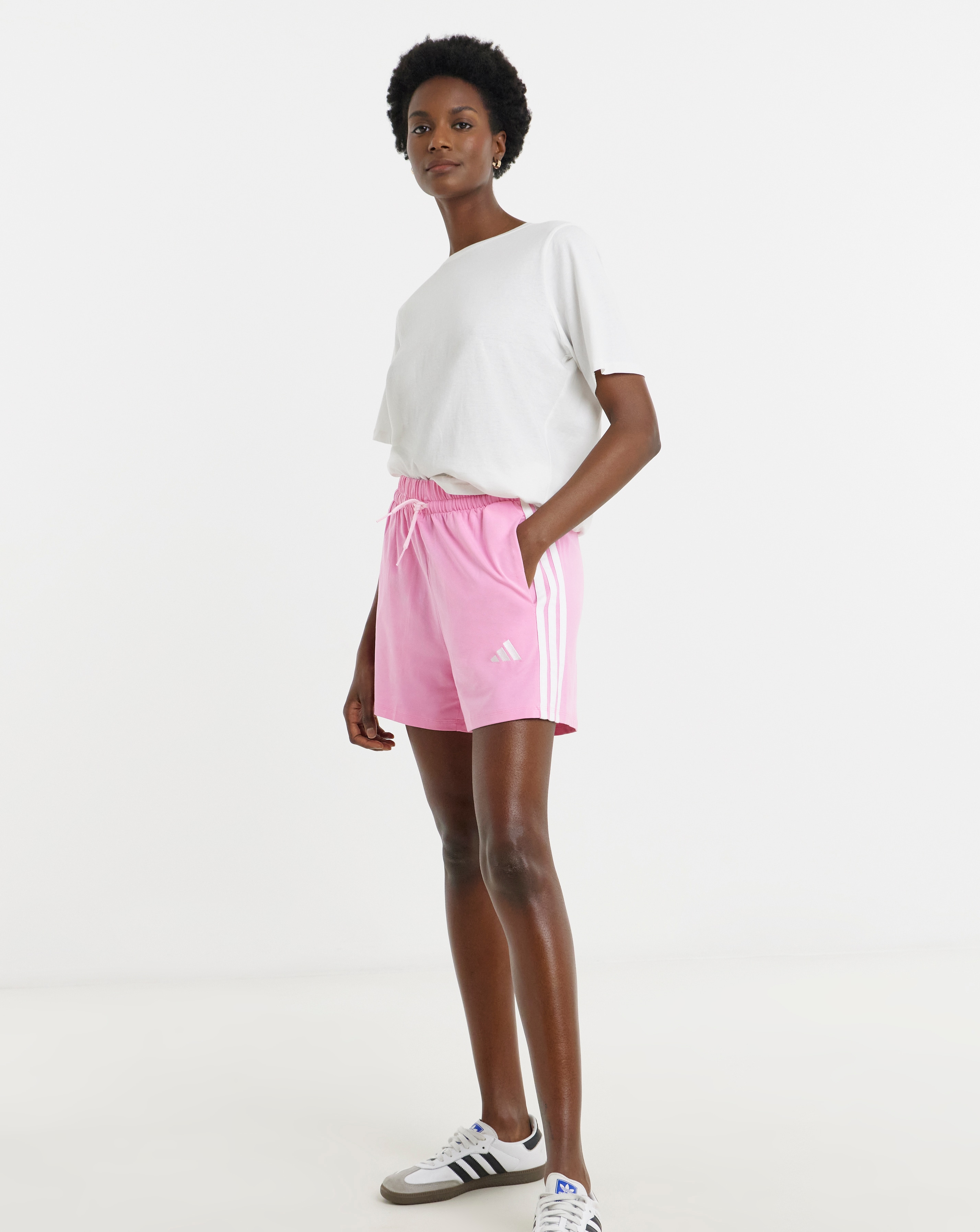 New In - Adidas 3 Stripe Cotton Short