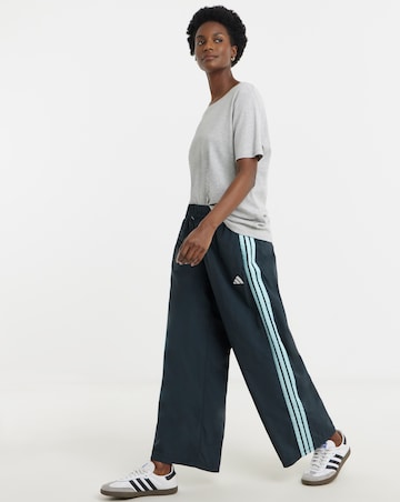 Adidas 3 Stripe Wide Leg Jogger