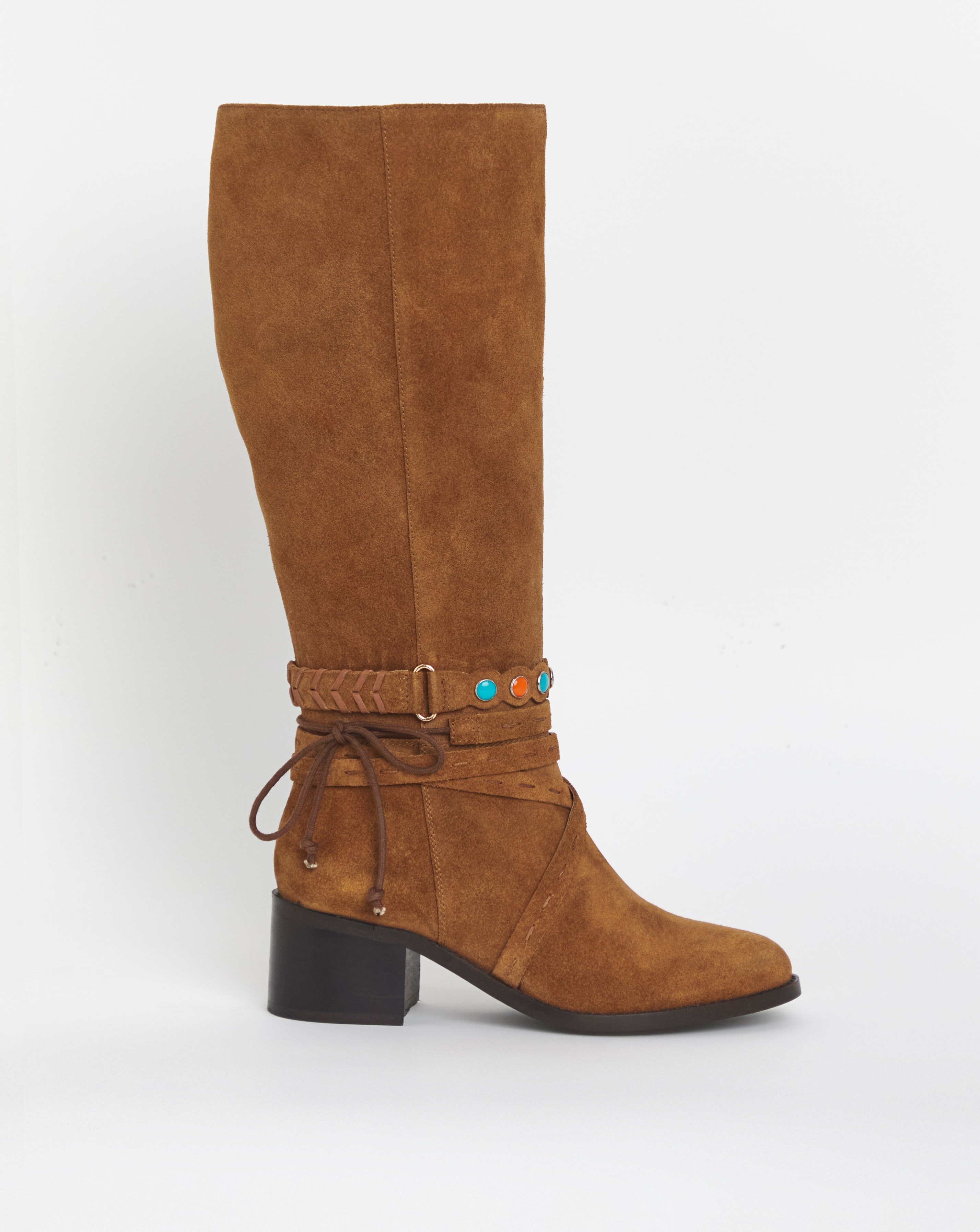 Joe Browns Knee High Suede Boot EEE Fit