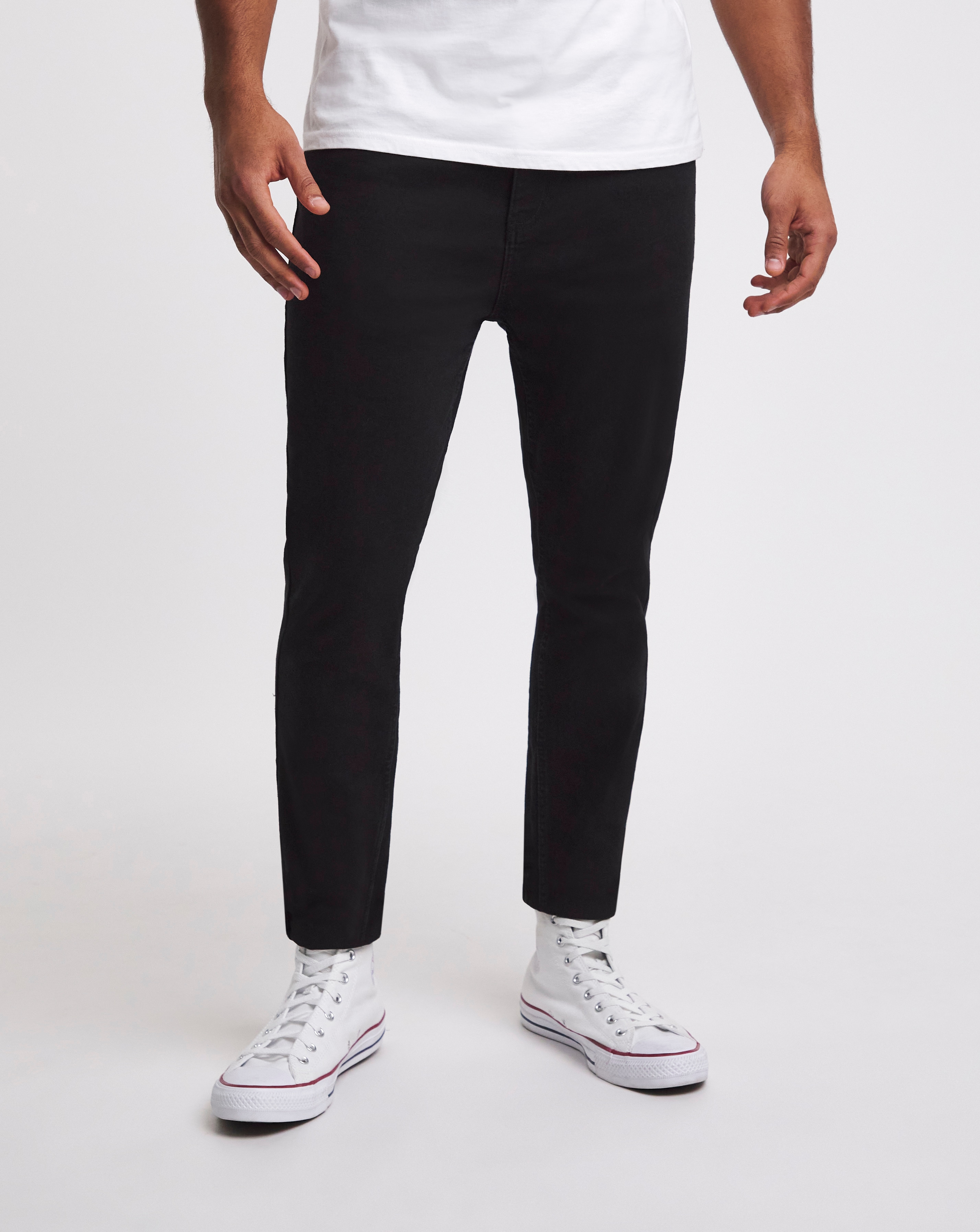 Black Skinny Fit Stretch Jeans