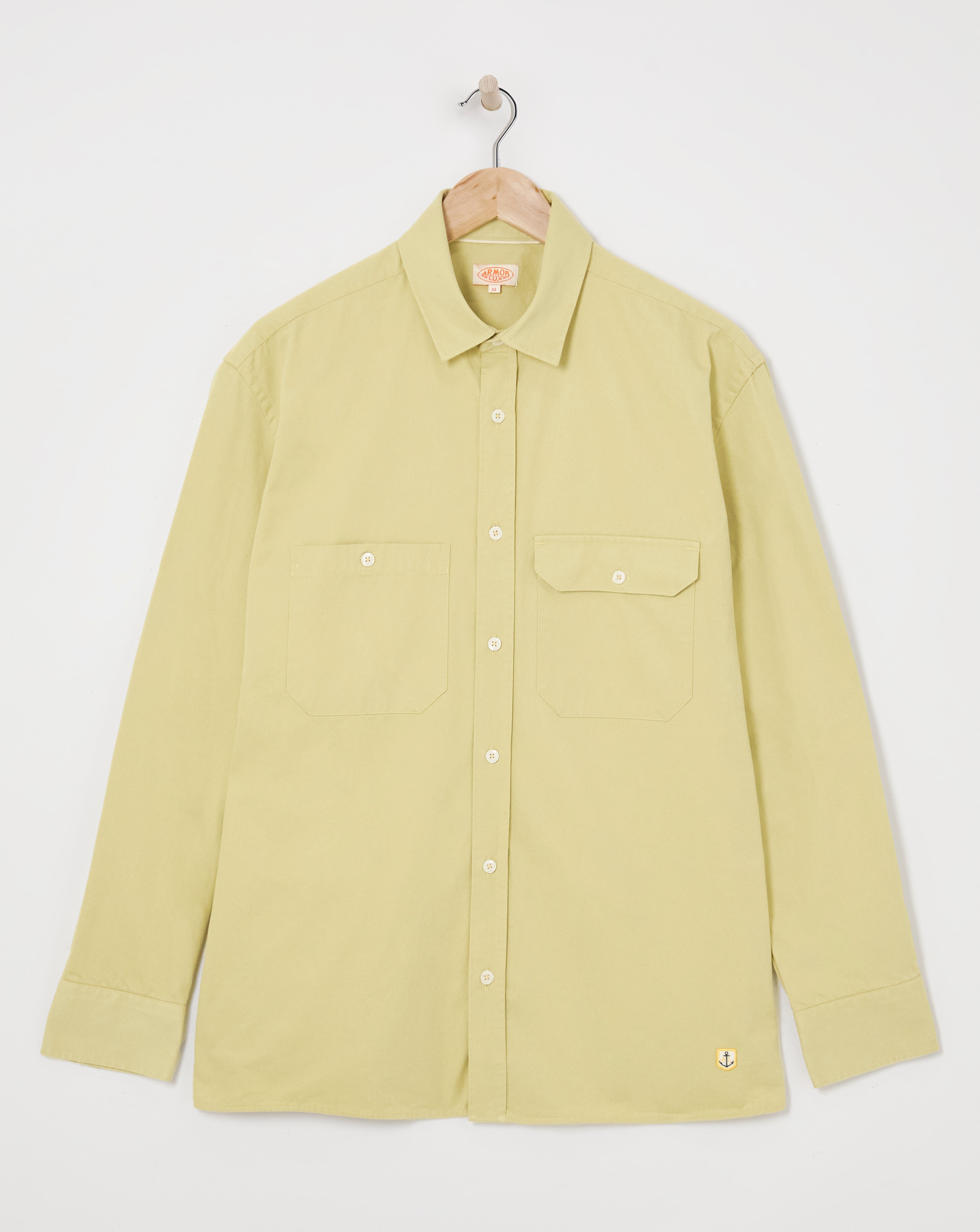 Armor Lux Shirt Jacket - Pale Olive