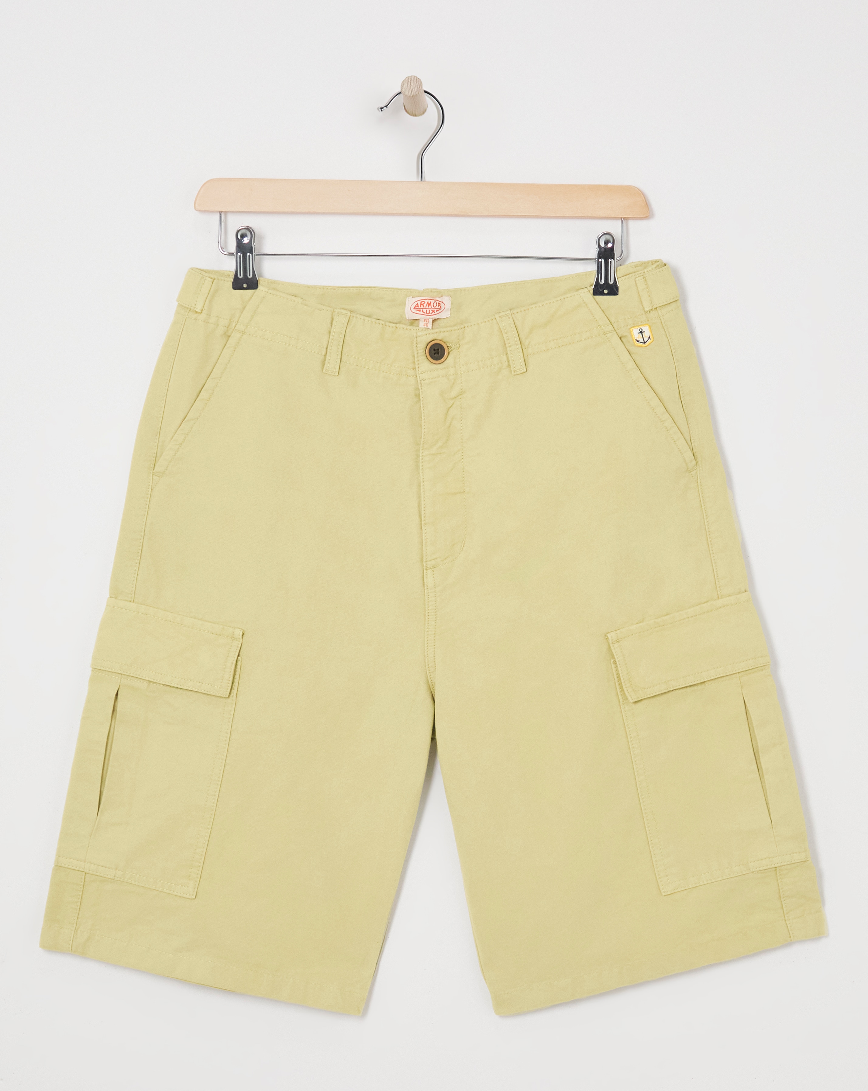 Armor Lux Cargo Shorts - Pale Olive
