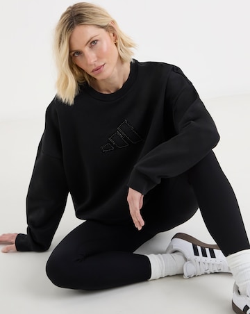 adidas Crew Neck Pearl Logo Sweatshirt