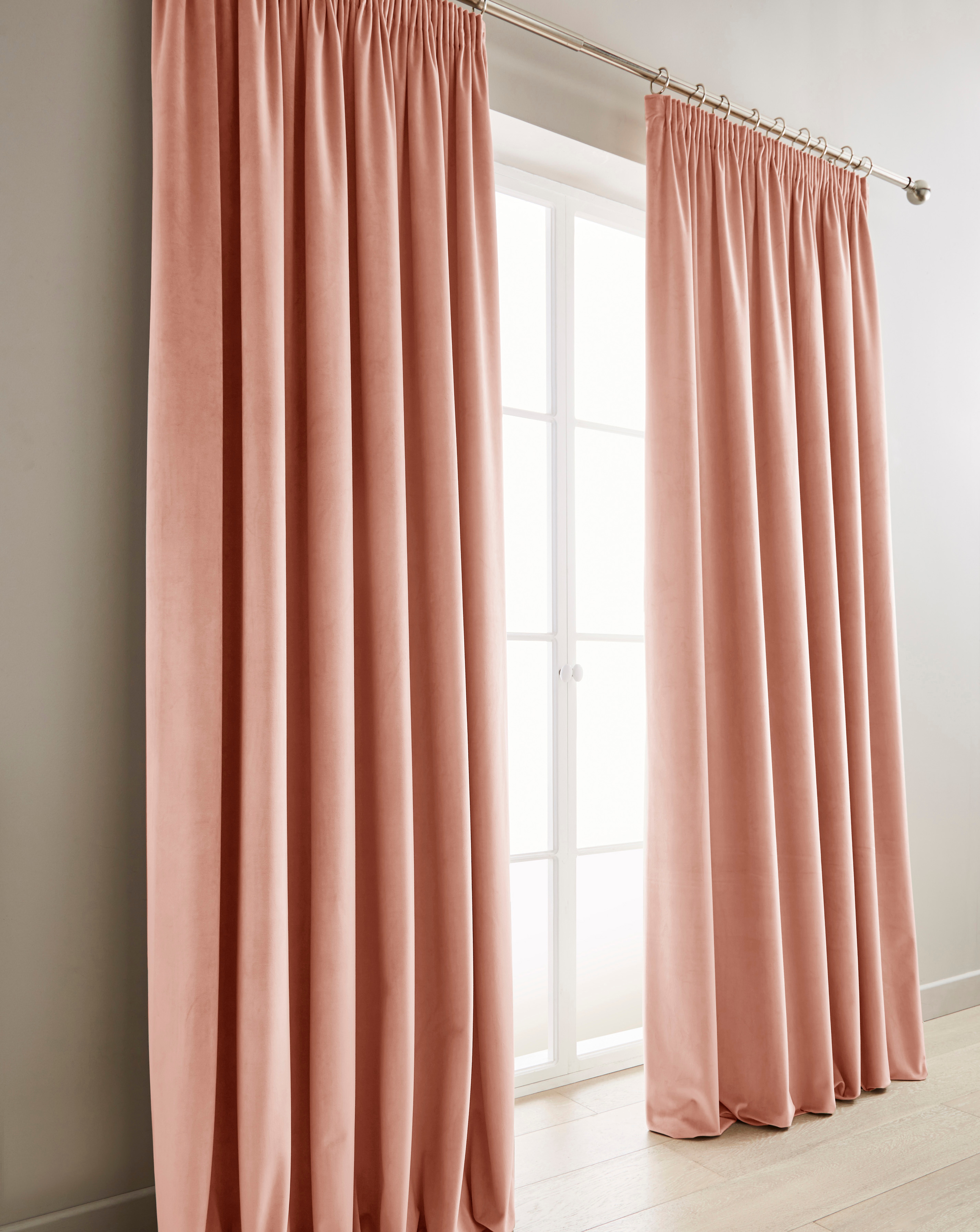 Luxury Velour Pencil Pleat Curtains