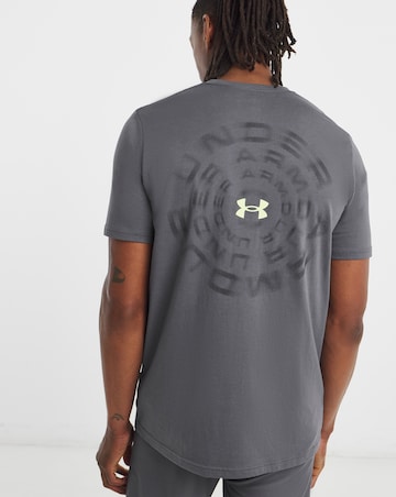 Under Armour Back Print Blur Logo T-Shirt