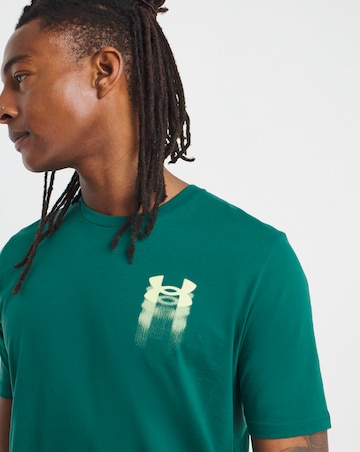 Under Armour Back Print Large Blur Logo T-Shirt