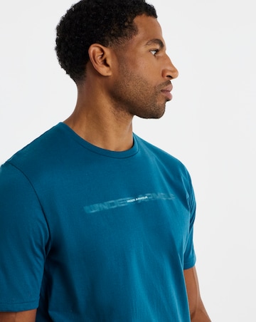 Under Armour Back Print Blur Logo T-Shirt