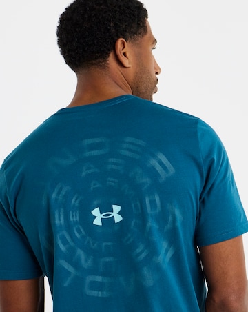 Under Armour Back Print Blur Logo T-Shirt