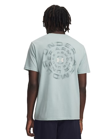 Under Armour Back Print Blur Logo T-Shirt