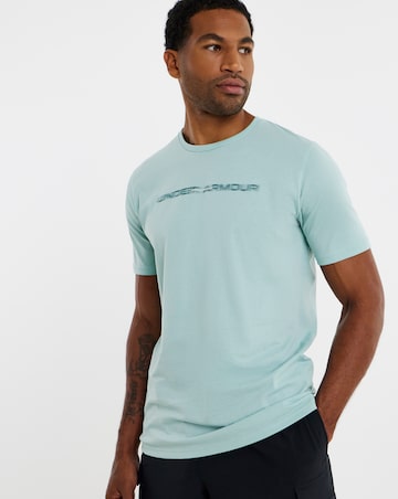 Under Armour Back Print Blur Logo T-Shirt