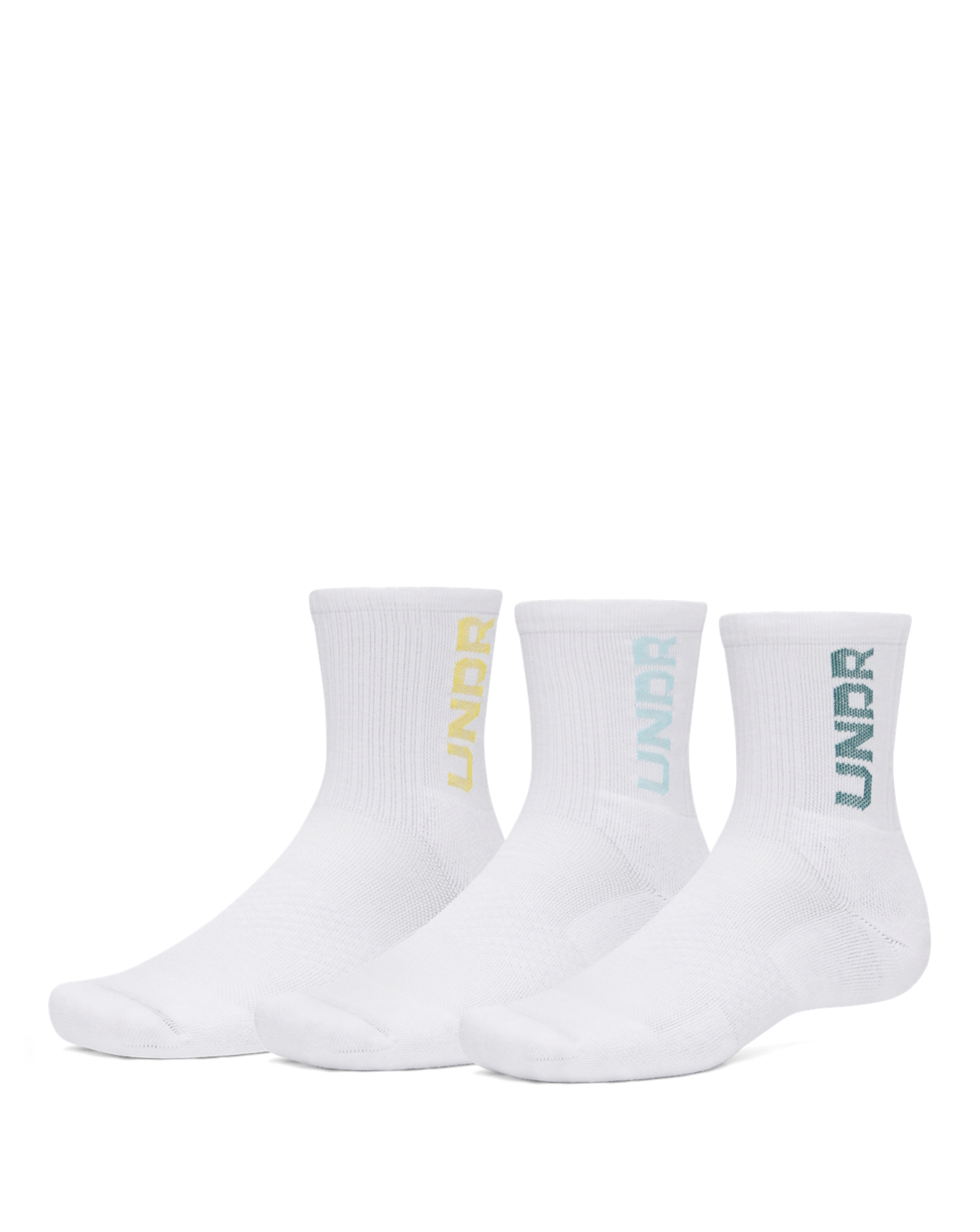 Under Armour 3-Maker 3pk Mid-Crew Socks