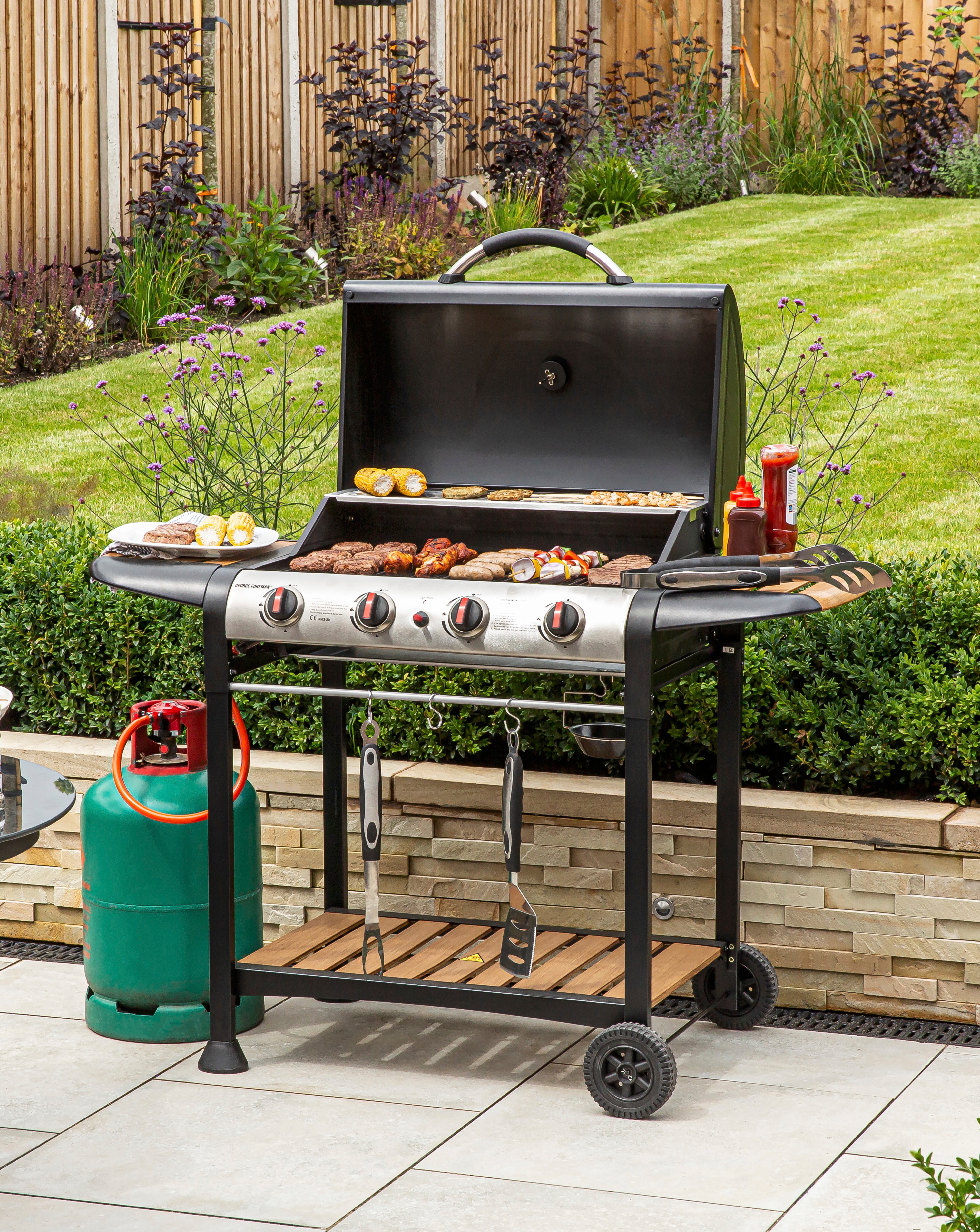 George Foreman 4 Burner Gas BBQ