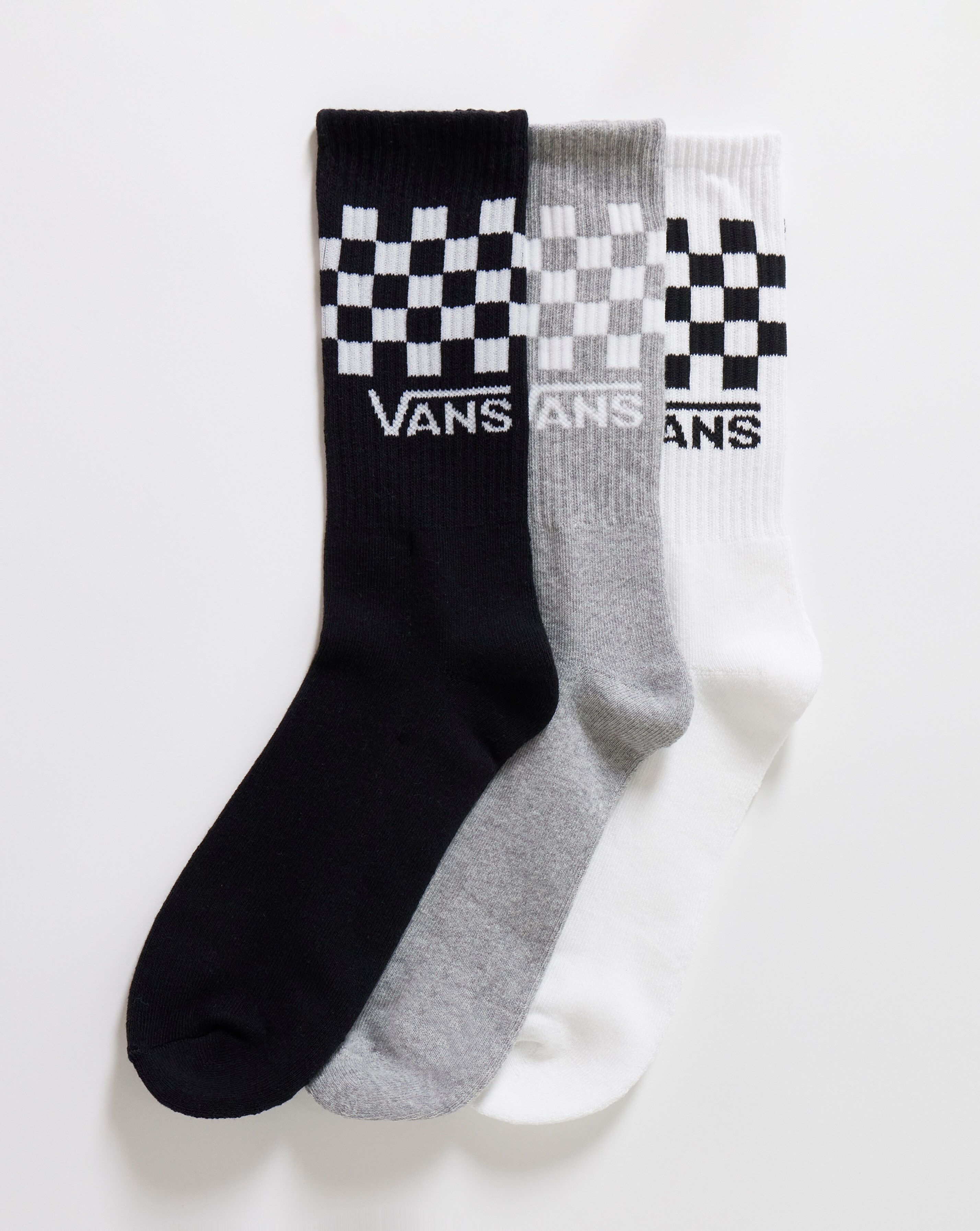VANS Classic Check Crew 3Pk Socks