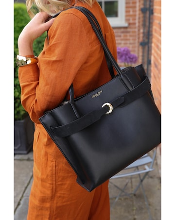 Luella Grey  Connie Black Laptop Tote