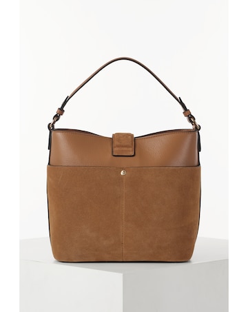 Luella Grey Indra Camel Bucket Crossbody