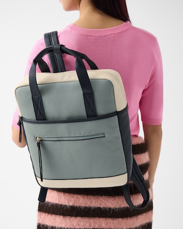 Accessorize Faux Leather Backpack