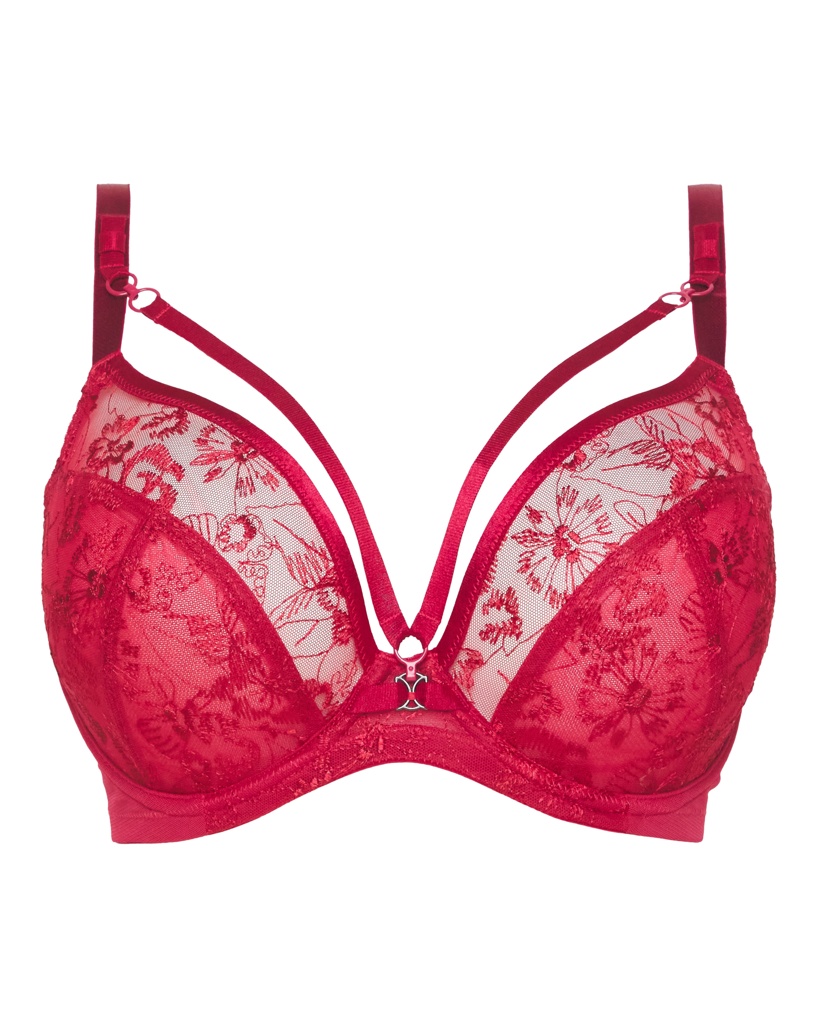 Panache Yasmin Plunge Wired Bra Ruby