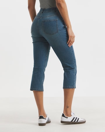 Mid Wash 24/7 Slim Crop Jeans