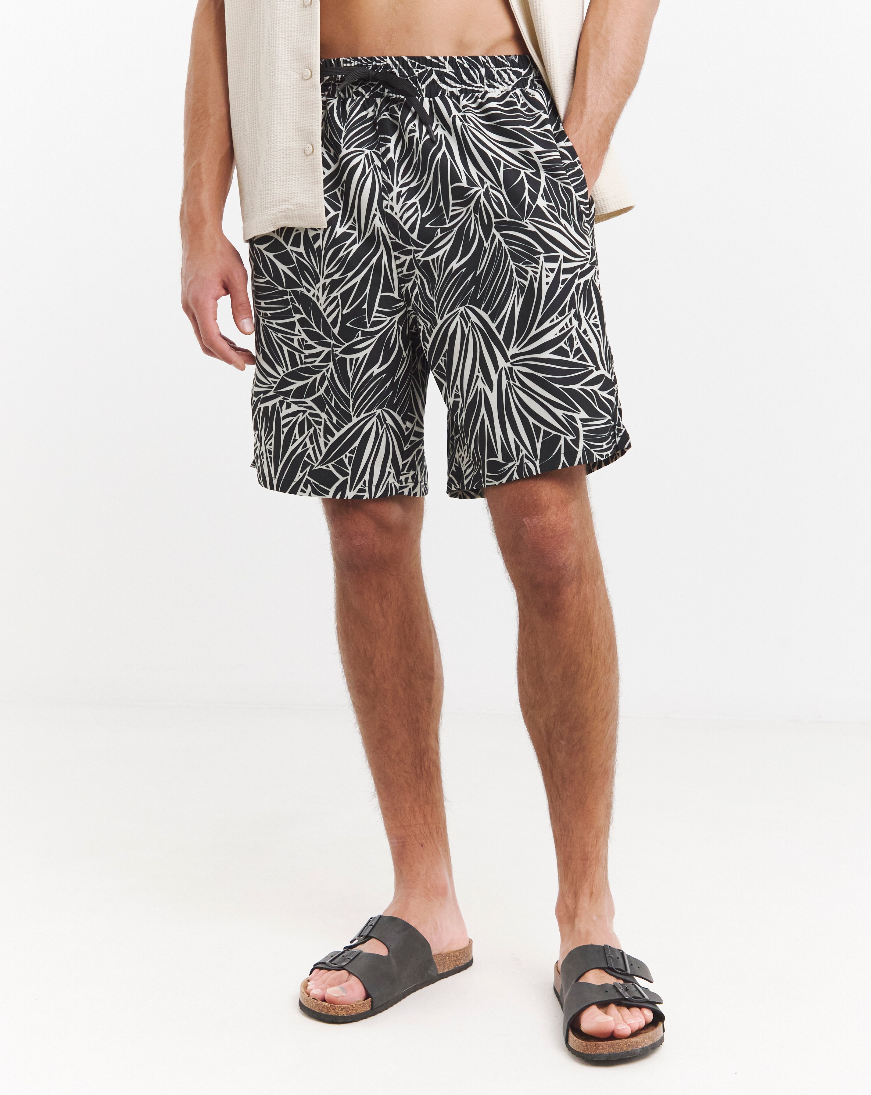 Palm Print Swim