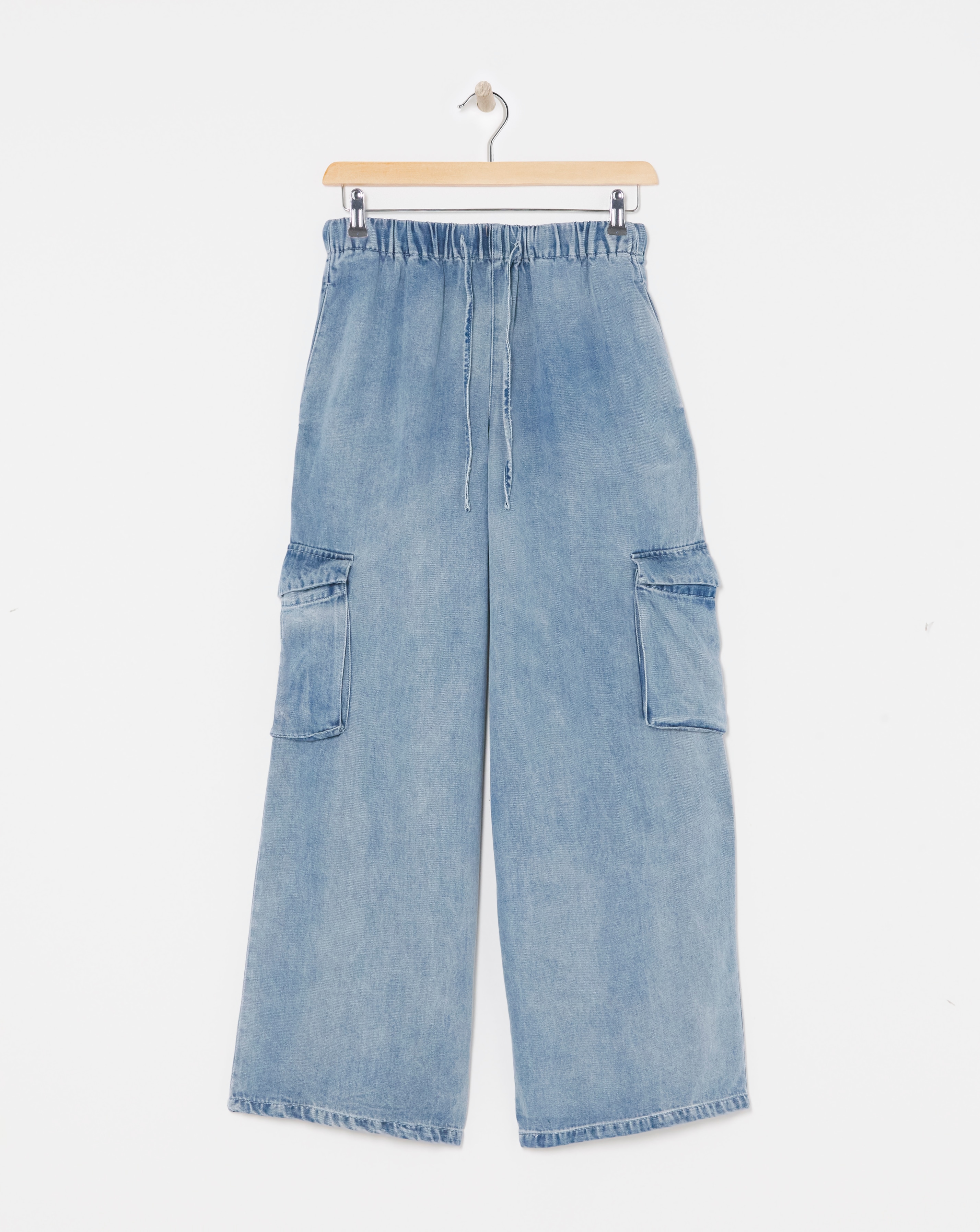 Simply Be Utility Wide Leg Jeans