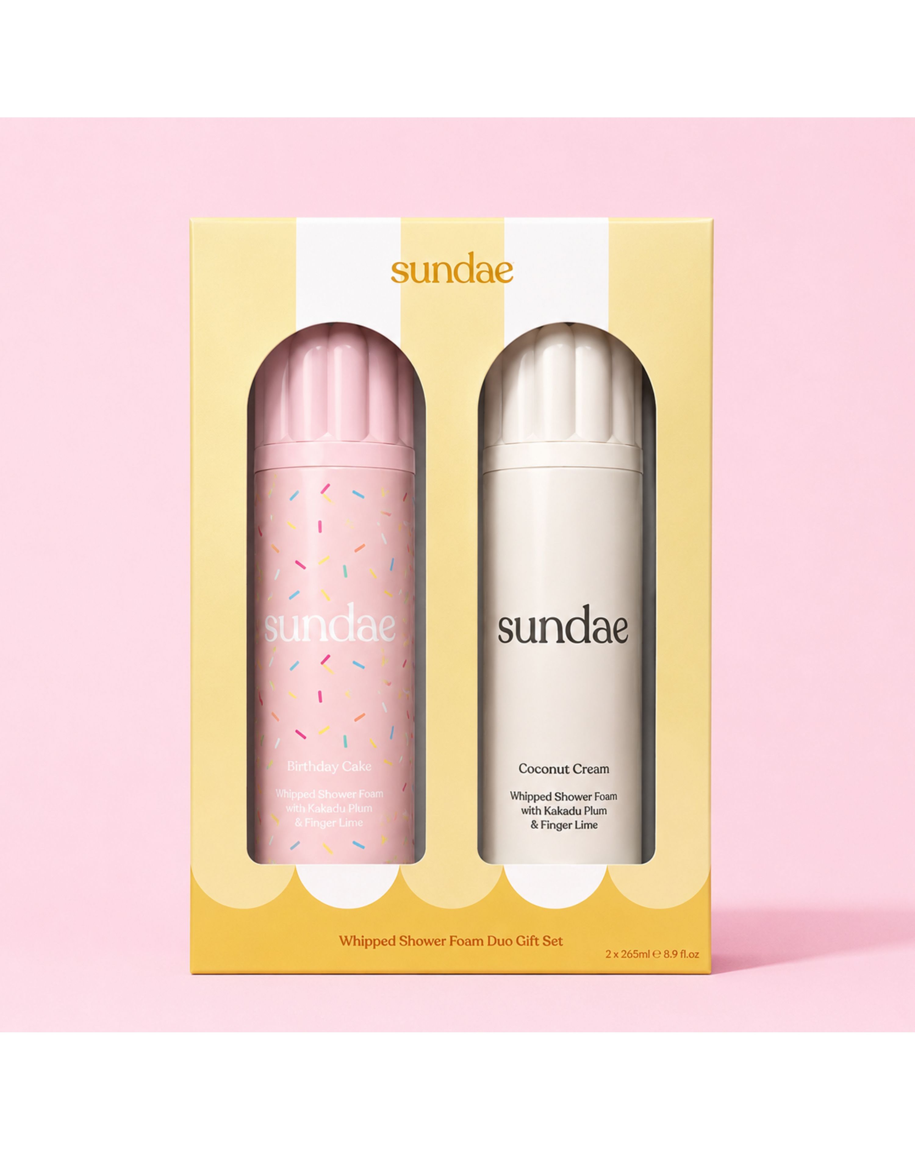 New In - Birthday Cake&Coconut Cream Shower Foam