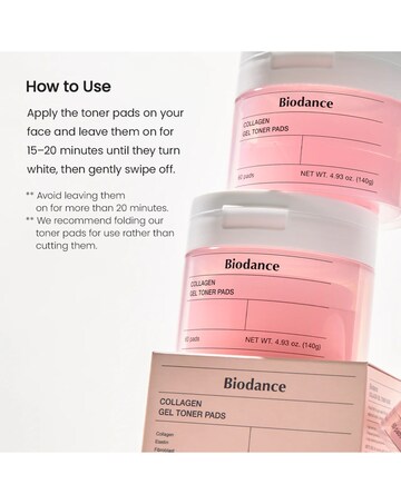Biodance Collagen Gel Toner Pads 60 pcs