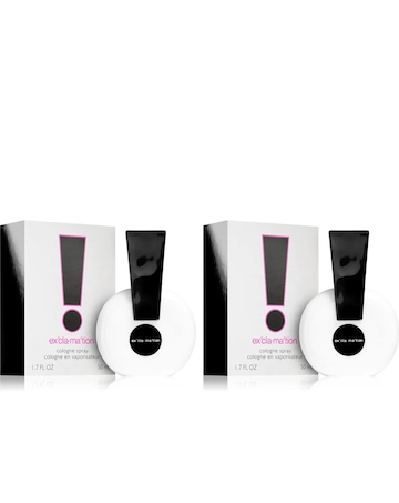 Coty Exclamation Cologne Spray 50ml Duo Pack