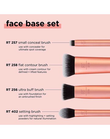 Real Techniques Face Base 4 Piece Makeup Brush Set