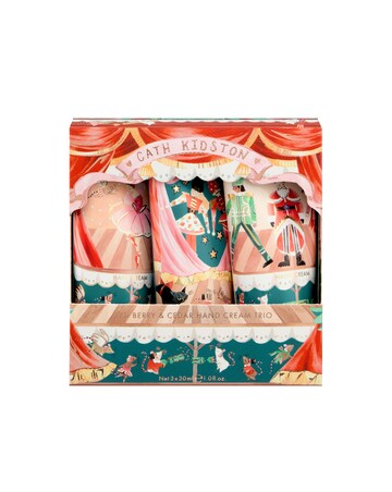 Cath Kidston Nutcracker Theatre Hand Cream Trio & Hand Wash 500ml