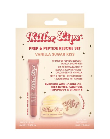 Killer Lips Prep & Peptide Rescue Set - Vanilla Sugar Kiss