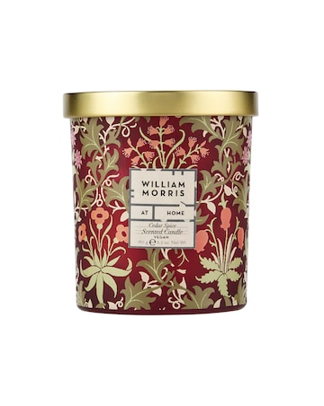 William Morris At Home Oak & Willow Cedar Spice Scented Candle 180g