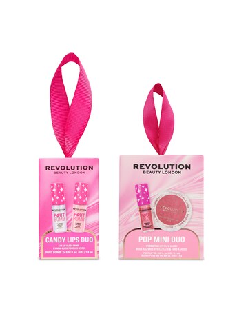 Revolution Candy Lips Duo & Pop Mini Duo