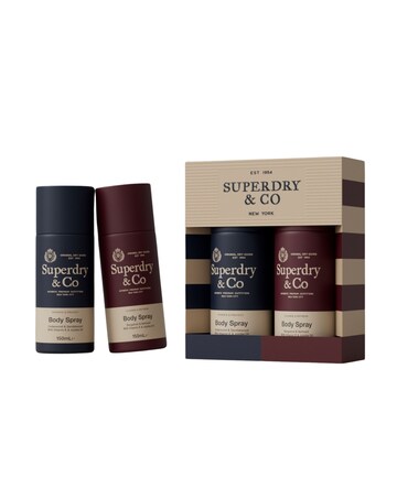 Superdry Mens Body Spray Duo