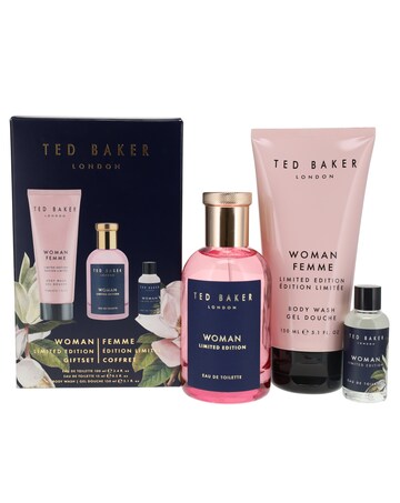 Ted Baker Woman Limited Edition Set - 100ml EDT, 15ml EDT, 150ml Body Wash