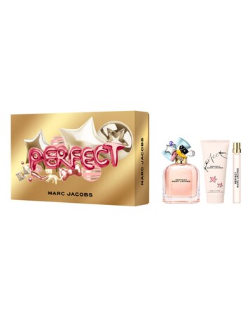 Marc Jacobs Perfect Eau De Parfum 100ml and 10ml and Body Lotion Gift Set