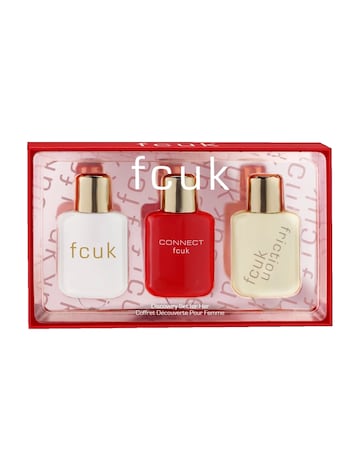 Fcuk Her 3x25ml Eau De Toilette Set - Original, Friction, Connect