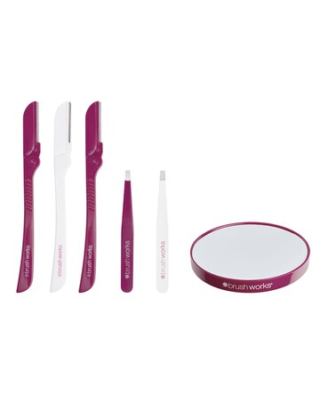 Brushworks Precision Brow Shaping Set