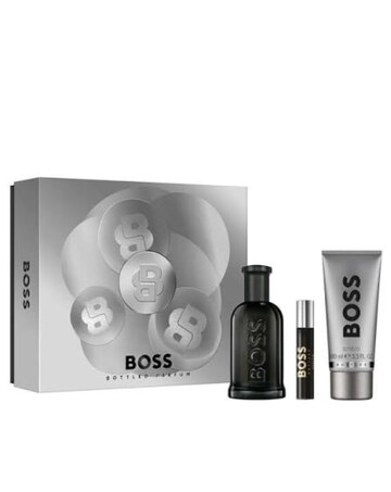 Hugo Boss Bottled Parfum 100ml Gift Set With Pen Spray and Body Lotion