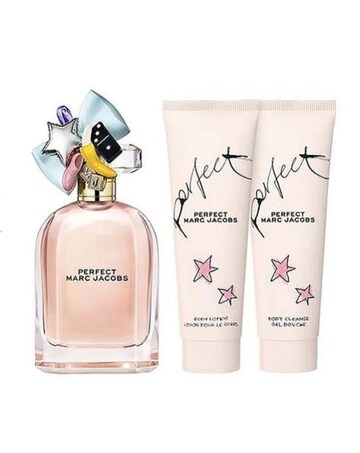 Marc Jacobs Perfect Eau De Parfum 100ml, Body Lotion and Shower Gel Gift Set